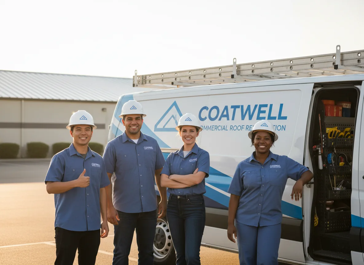 Commercial roof coating company in Stilwell, OK
